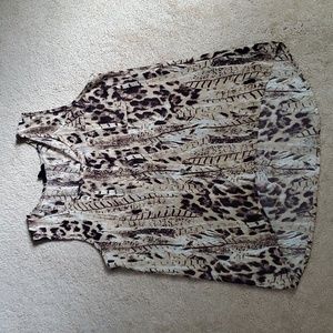 High-low flowy tank top